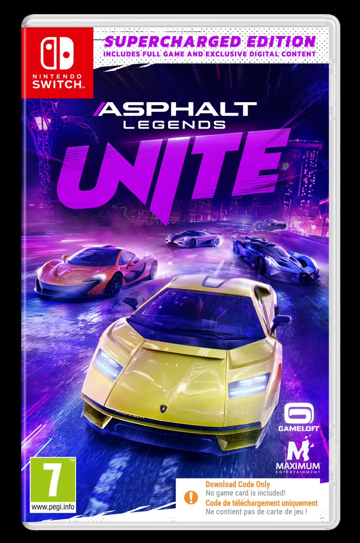 Maximum Entertainment Asphalt Legends Unite Supercharged Edition SWITCH (Code de Téléchargement)