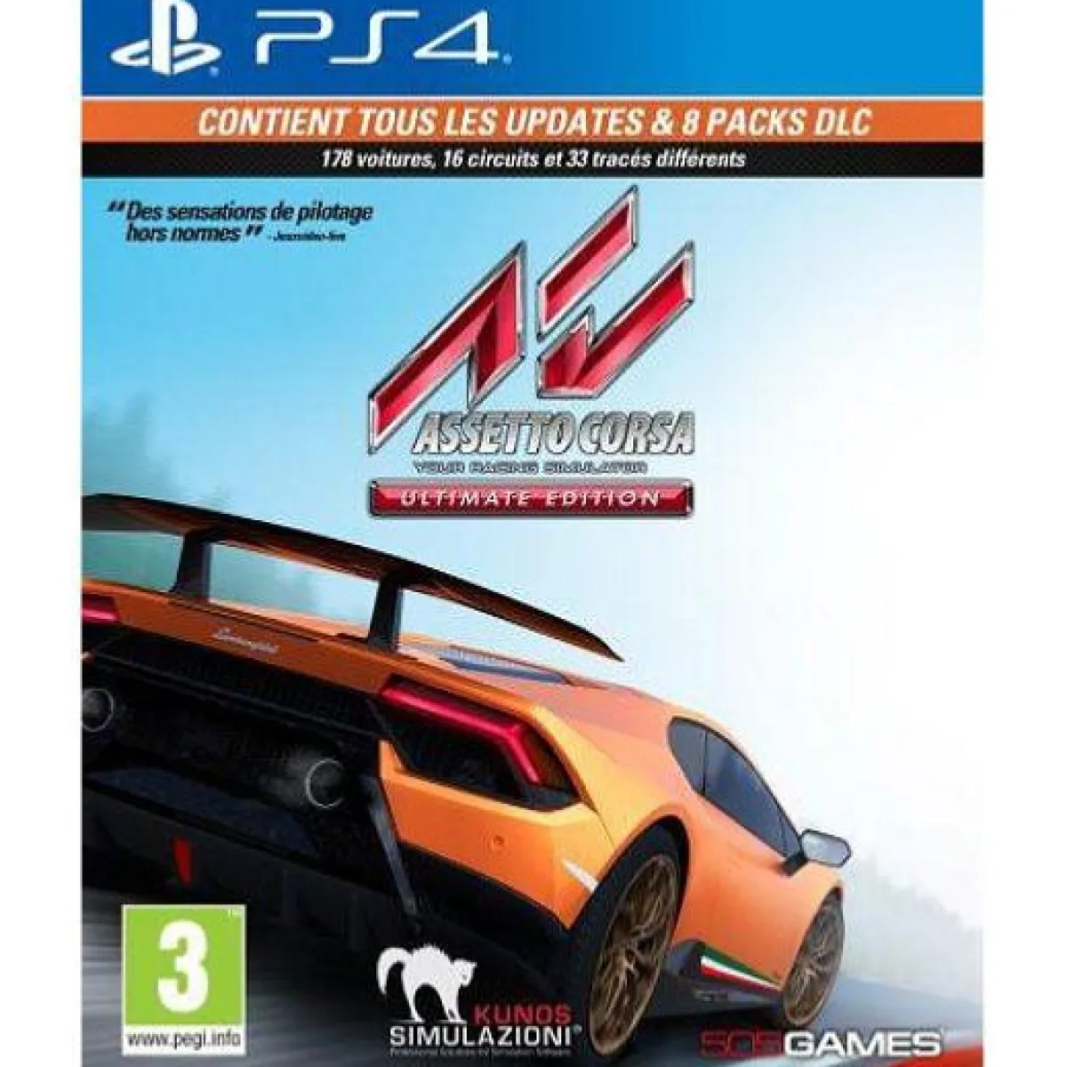 505 GAMES ASSETTO CORSA Ultimate Edition FR PS4