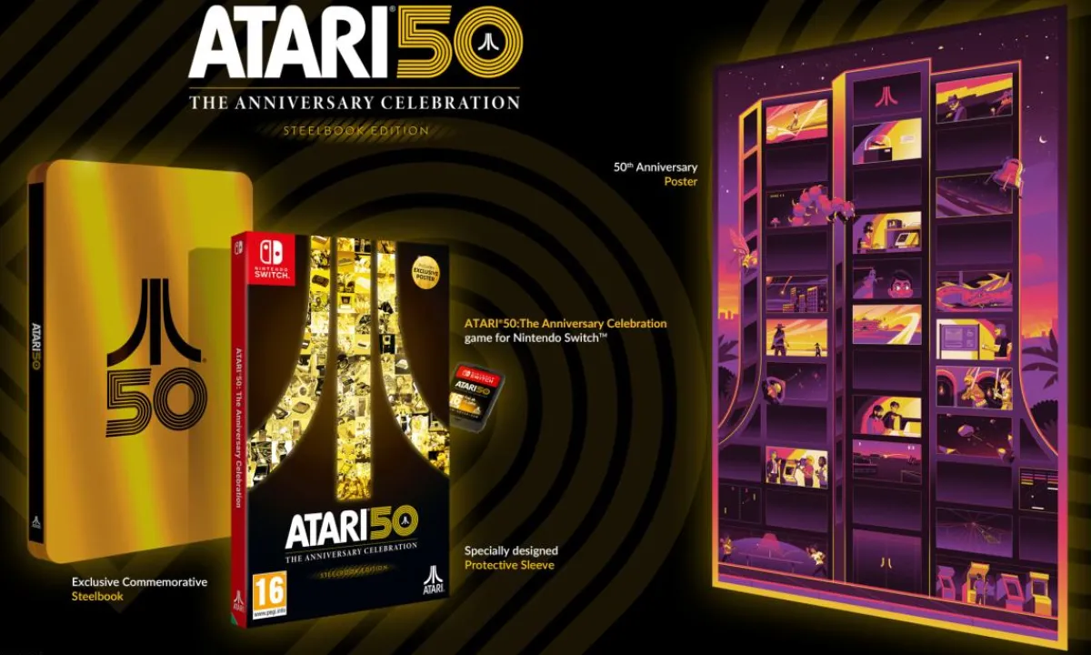 Atari 50: The Anniversary Celeb. Steelbook Ed. Nintendo SWITCH