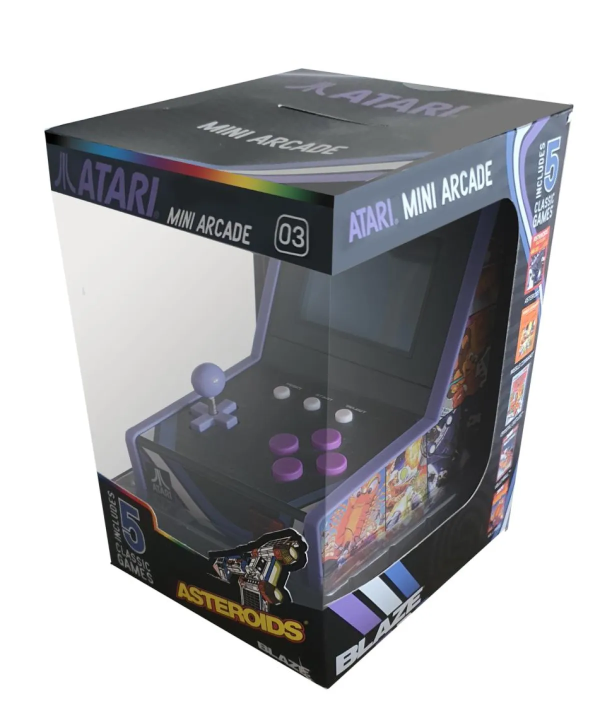 Blaze Atari Mini Arcade 3 - Asteroids (5 jeux)