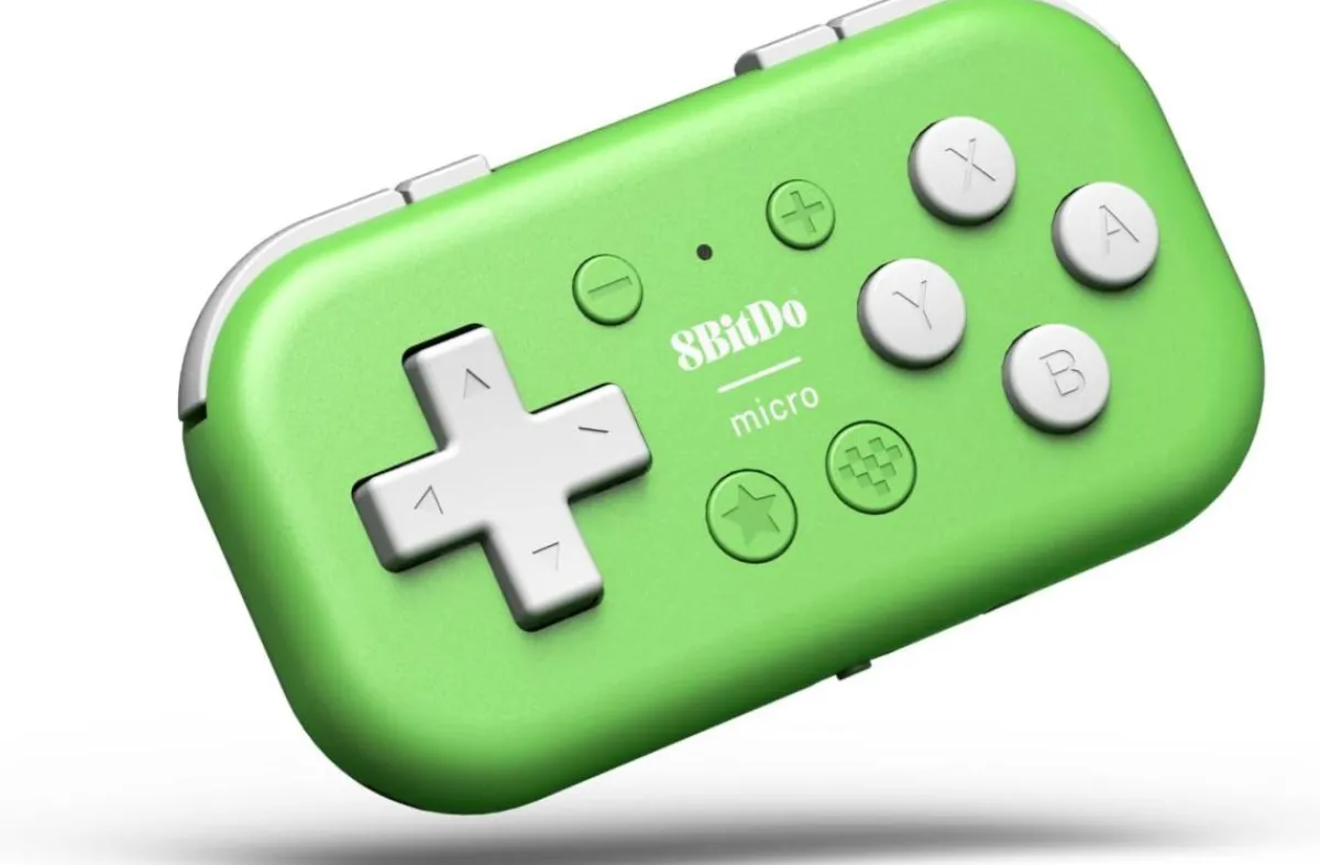 8Bitdo Mini-manette bluetooth verte pour Nintendo Switch & Raspberry Pi