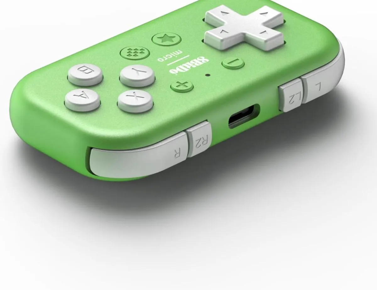 8Bitdo Mini-manette bluetooth verte pour Nintendo Switch & Raspberry Pi