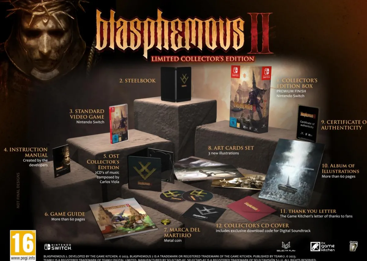 Astragon Blasphemous 2 Limited Collector's Edition Nintendo Switch