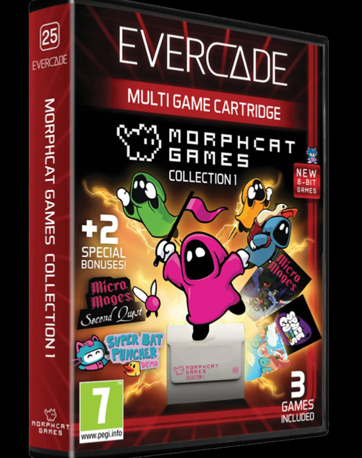 Evercade Blaze - Morphcat Cartridge 1 - Cartouche n° 25