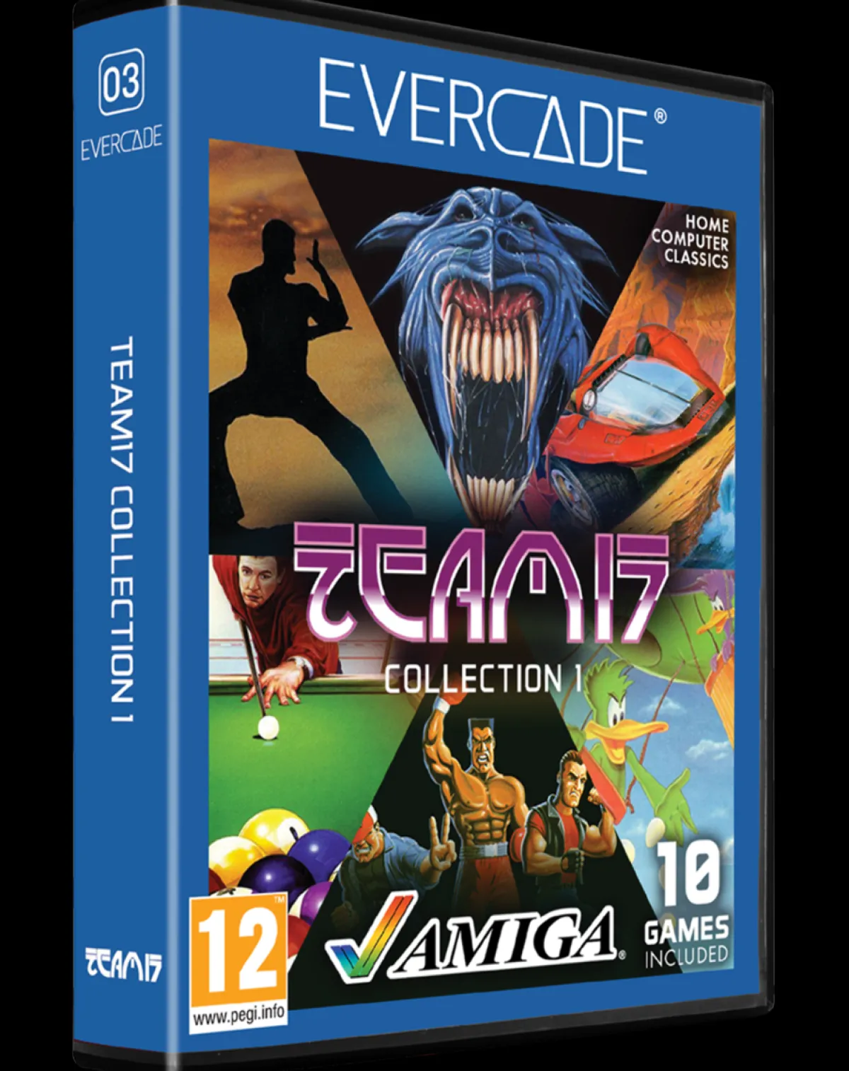 Evercade Blaze - Team 17 Amiga Collection 1 - Cartouche "Home Computers" n° 03