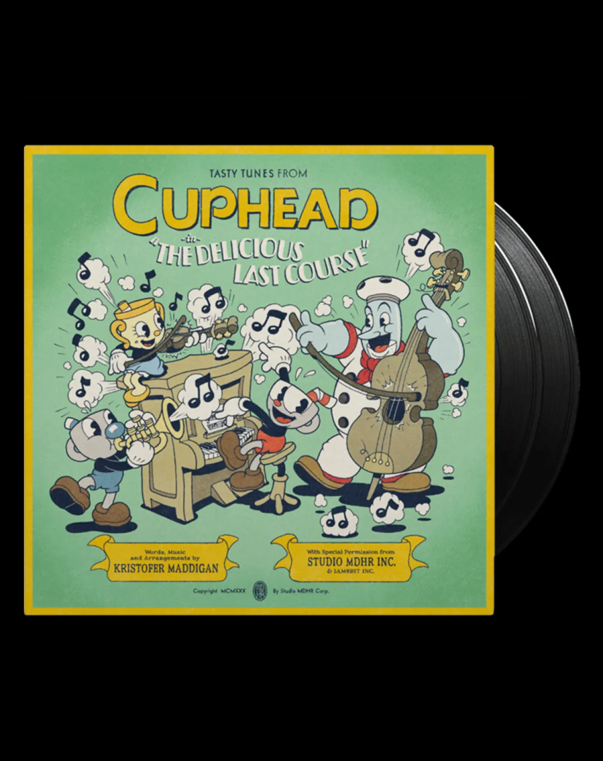 iam8bit Cuphead The Delicious Last Course OST Vinyle - 2LP - Noir/Black