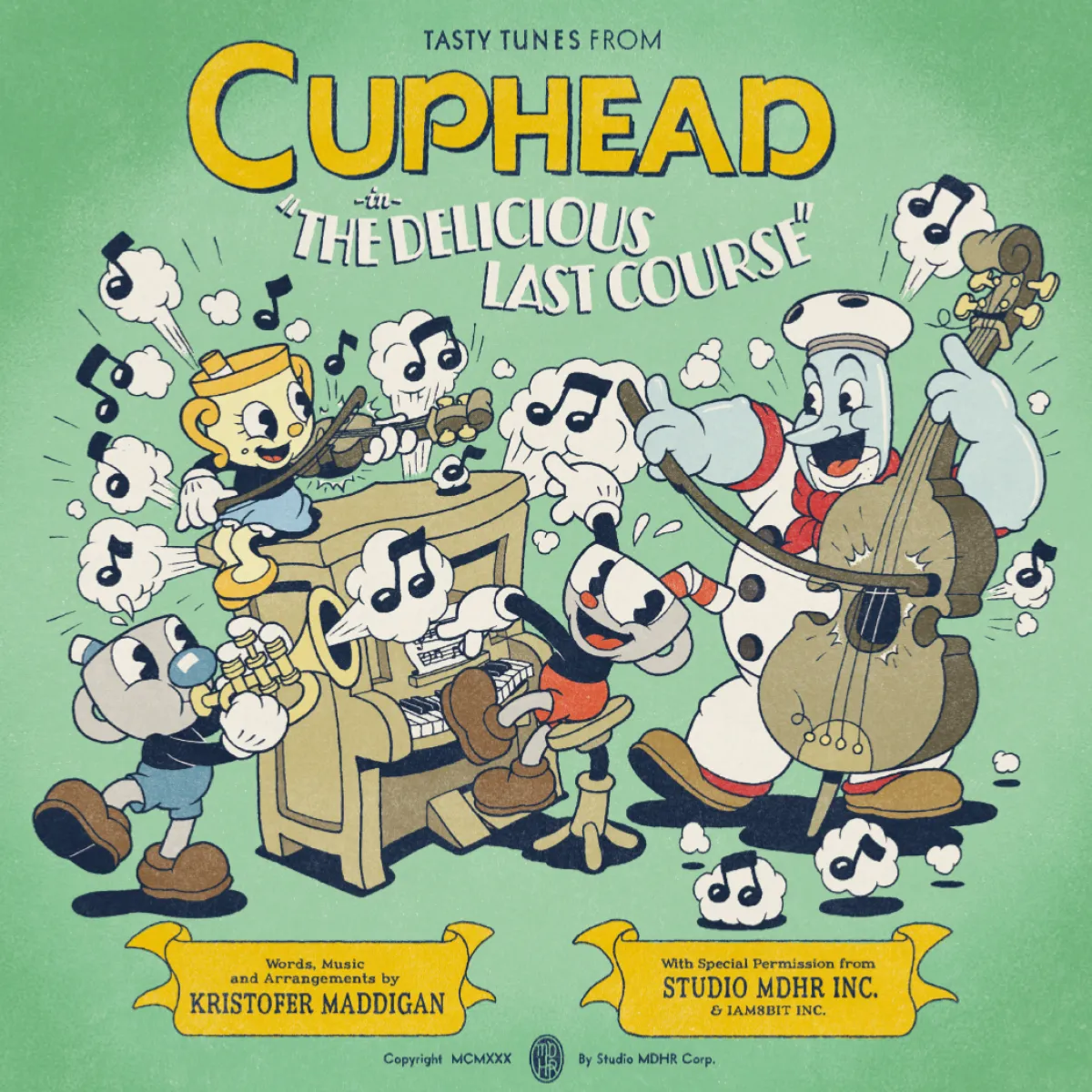 iam8bit Cuphead The Delicious Last Course OST Vinyle - 2LP - Noir/Black