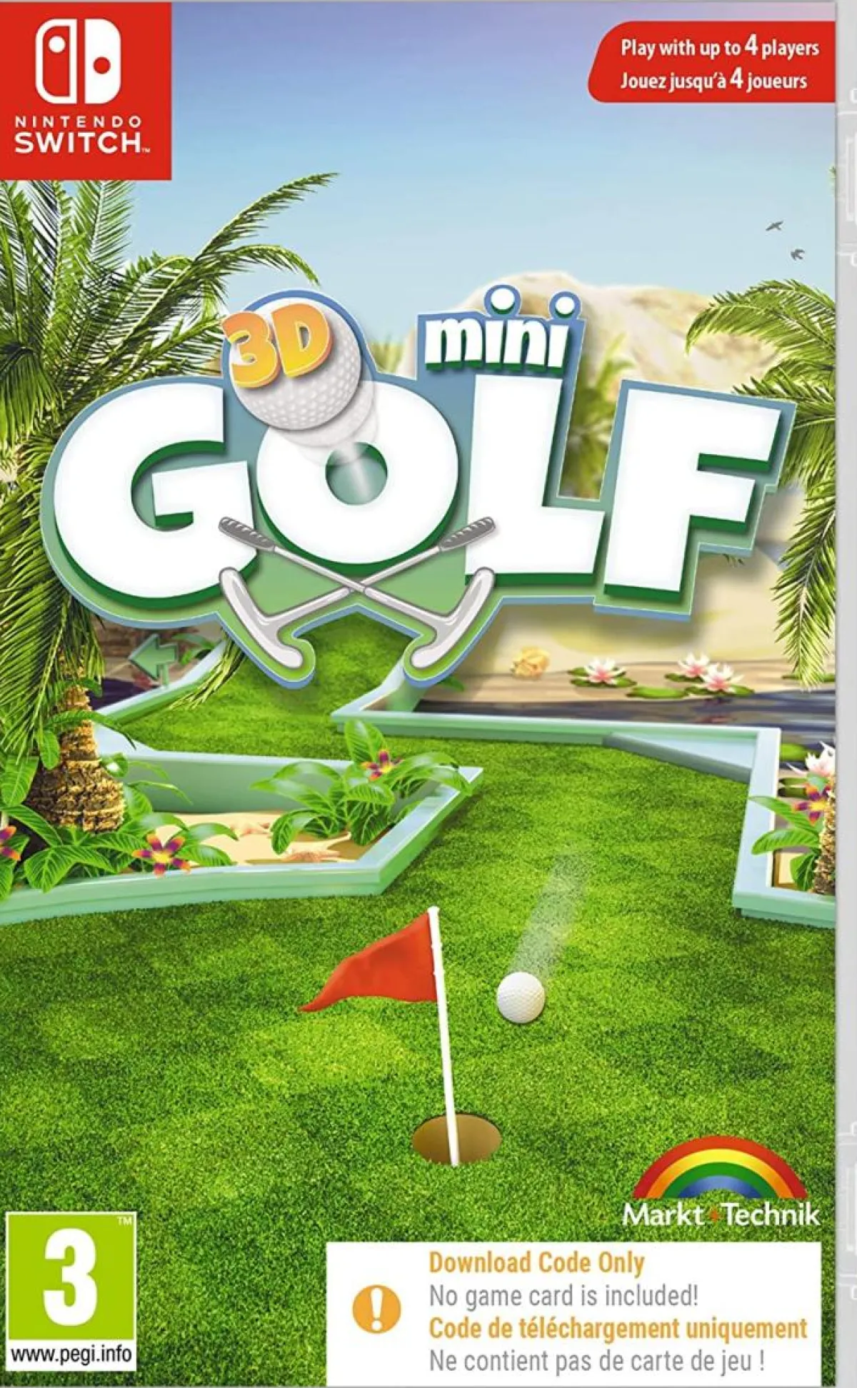 Markt+Technik 3D Mini Golf Nintendo SWITCH (Code de téléchargement)