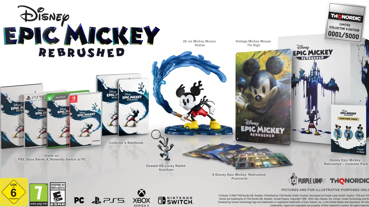 THQ NORDIC GAMES Disney Epic Mickey Rebrushed Collector's Edition Nintendo Switch