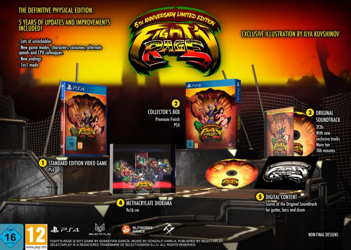 SELECTA PLAY Fight'n Rage 5th Anniversary Limited Editon PS4