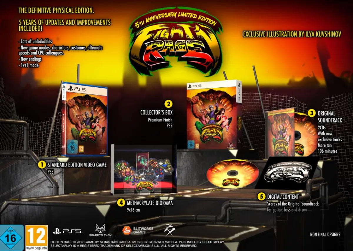 SELECTA PLAY Fight'n Rage 5th Anniversary Limited Editon PS5