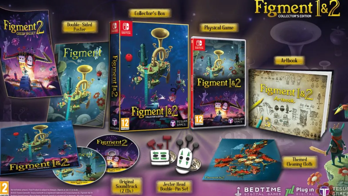 TESURA Figment 1 & 2 Collector's Edition Nintendo SWITCH