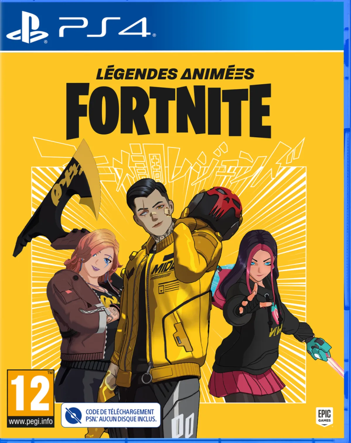 Epic Games Fortnite Légendes Animées PS4 (code de téléchargement)