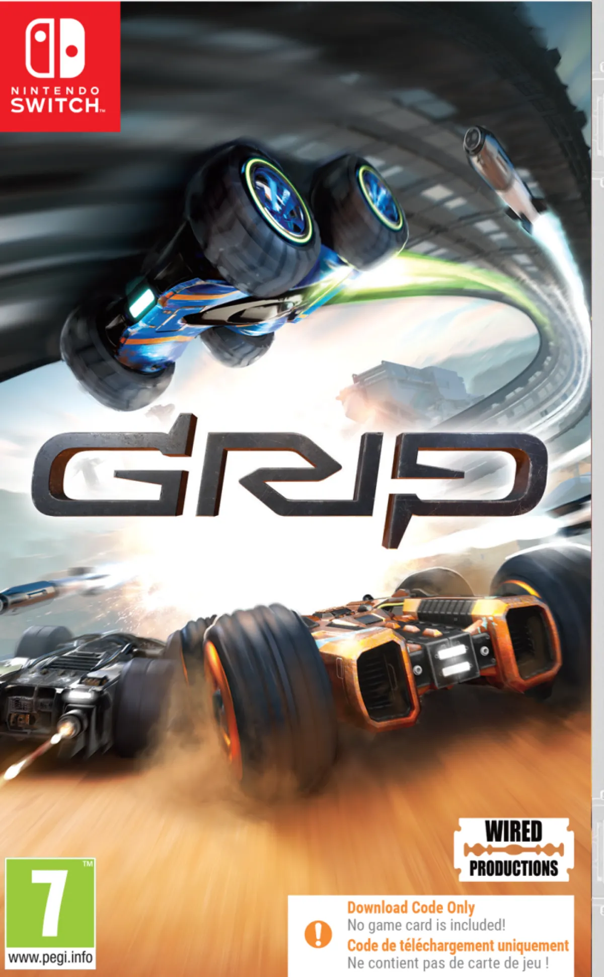 WIRED PRODUCTION GRIP Combat Racing Nintendo SWITCH (Code de téléchargement)