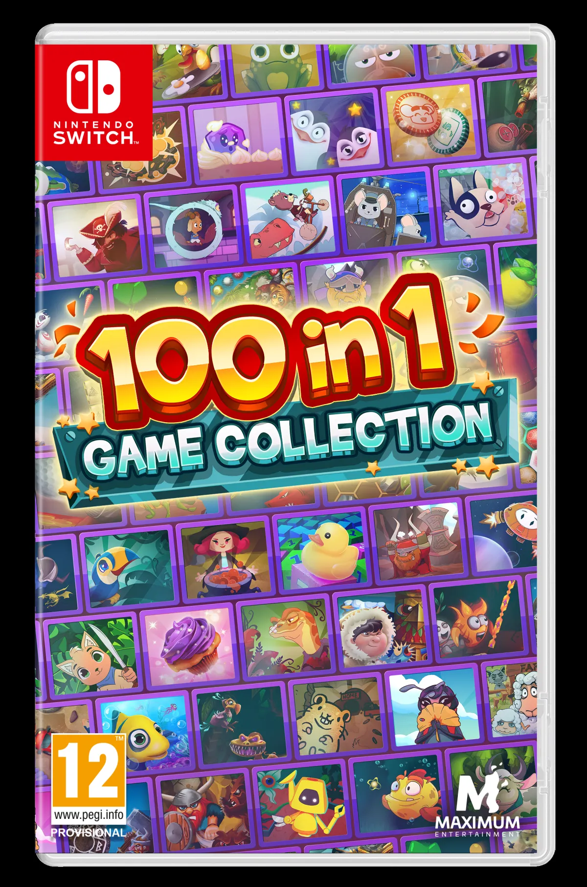 Maximum Entertainment 100 in 1 Game Collection Nintendo Switch