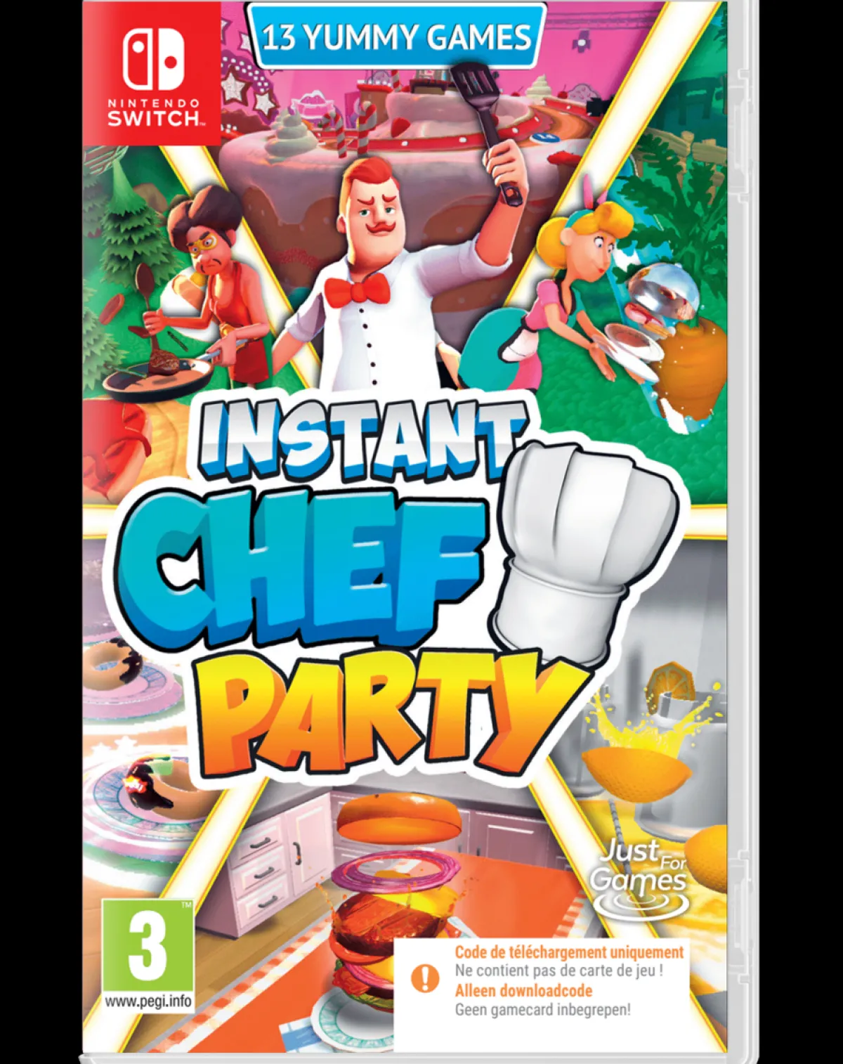 Just For Games Instant Chef Party Nintendo SWITCH (Code de téléchargement)