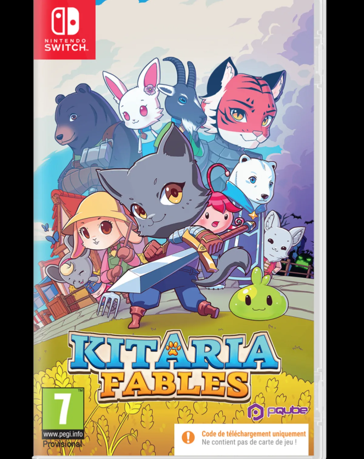 PQUBE Kitaria Fables Nintendo SWITCH (Code de téléchargement)