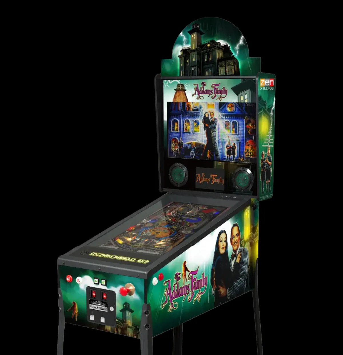 AtGames Legends Pinball - Flipper 4K - Famille Addams