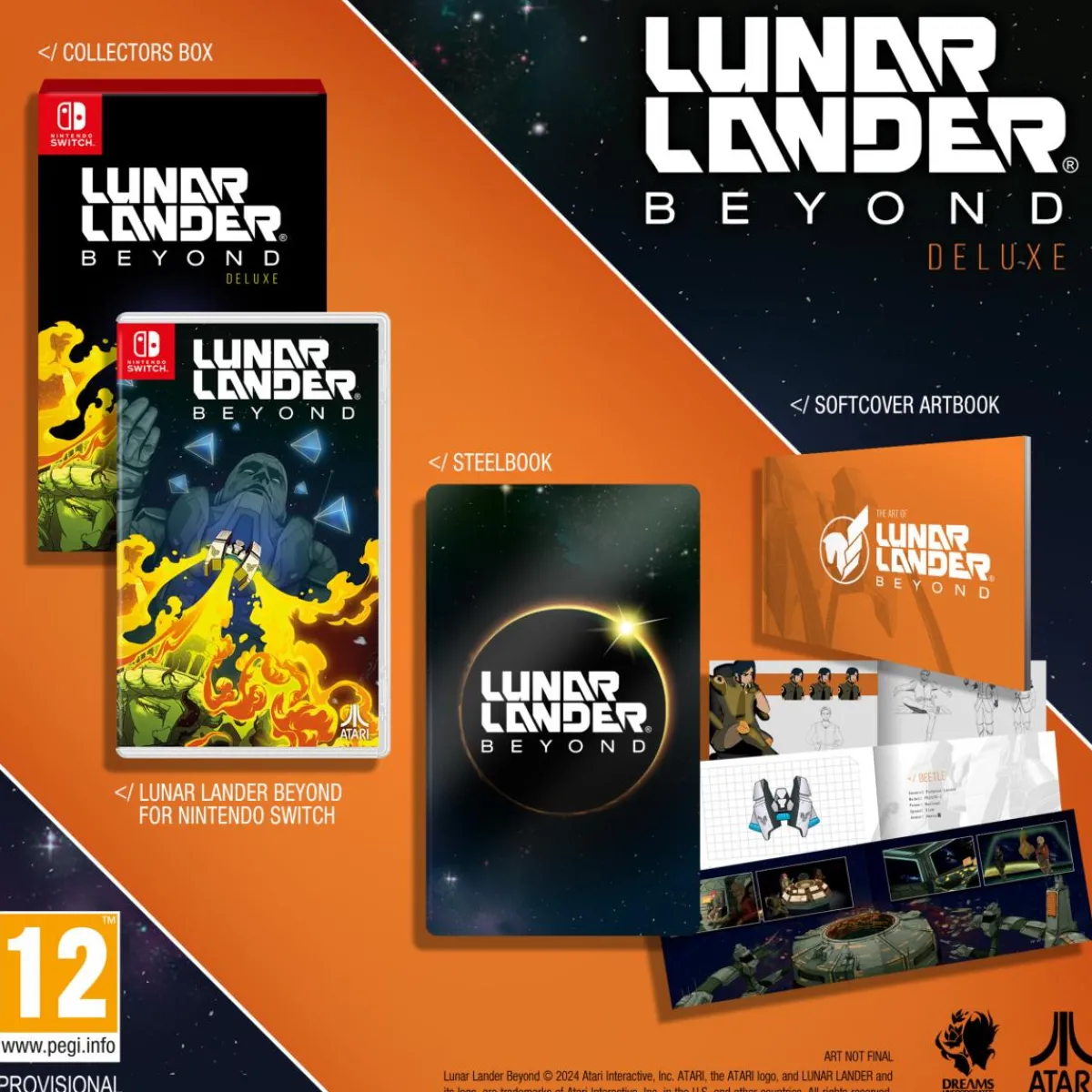 Atari Lunar Lander Beyond Deluxe Nintendo SWITCH