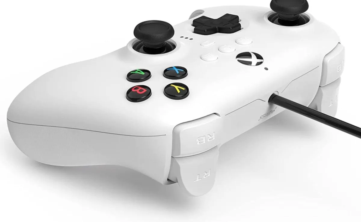 8Bitdo Manette Ultimate Wired pour Xbox et PC - Blanc