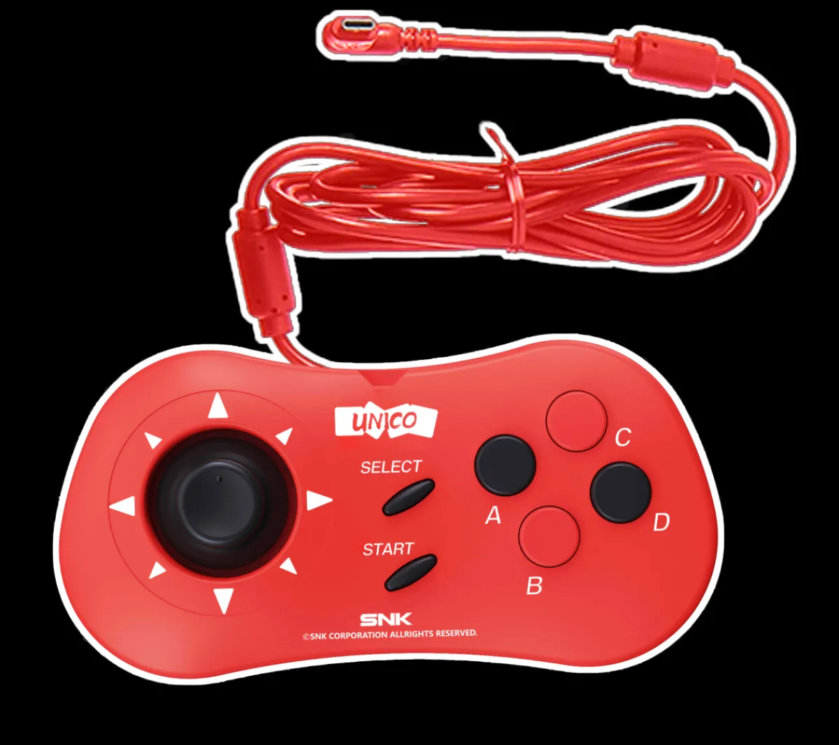 SNK Manette MVS Mini compatible Neo Geo Mini - (Rouge)