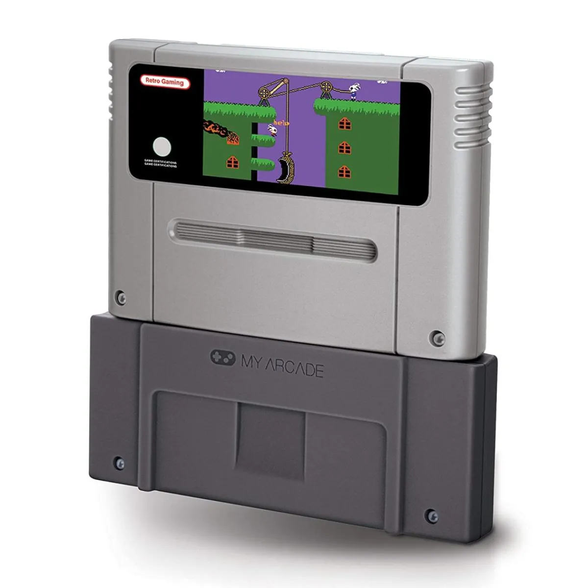 My Arcade - Adaptateur de cartouche super NES - Gris