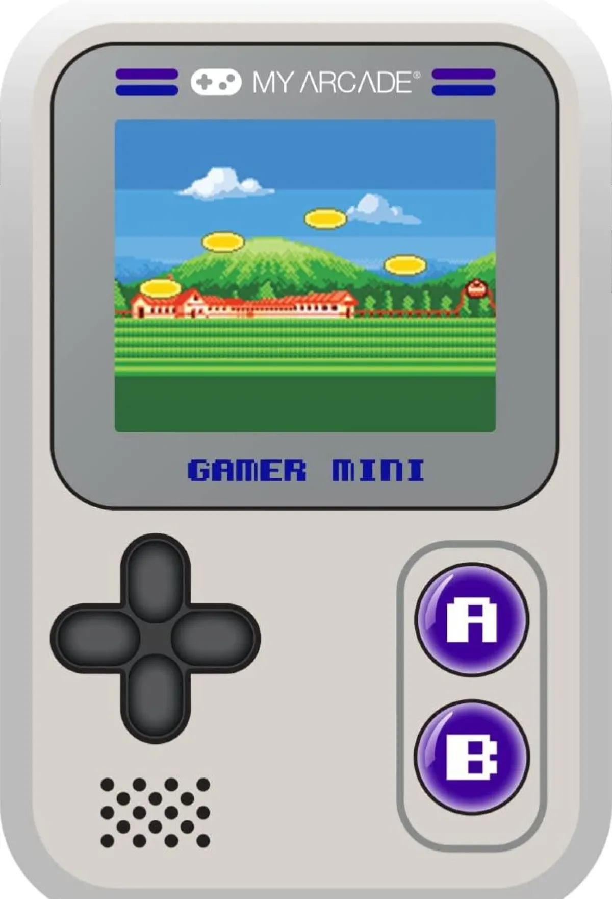 My Arcade - Gamer mini classique console de poche - Gris/violet