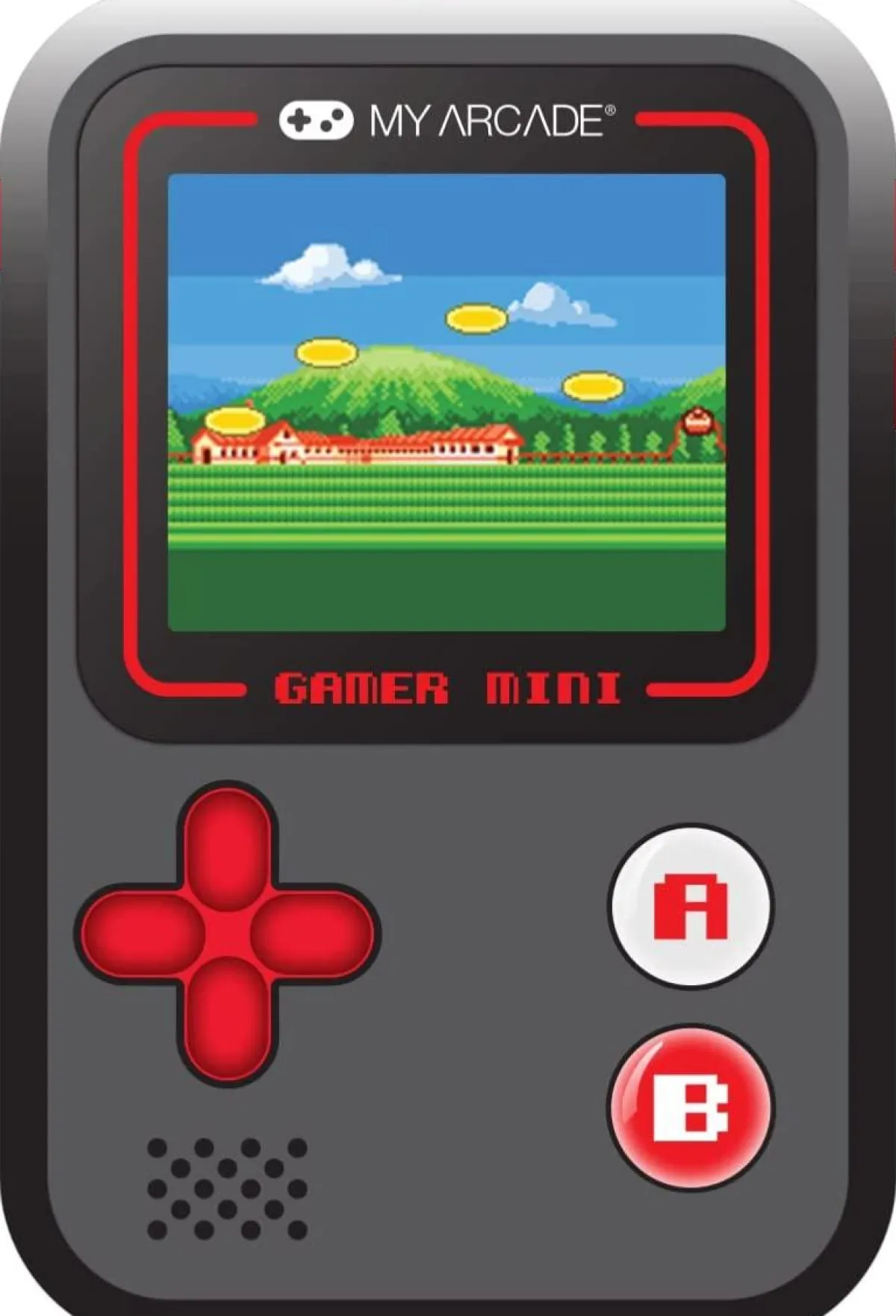 My Arcade - Gamer mini classique console de poche - Rouge/noir