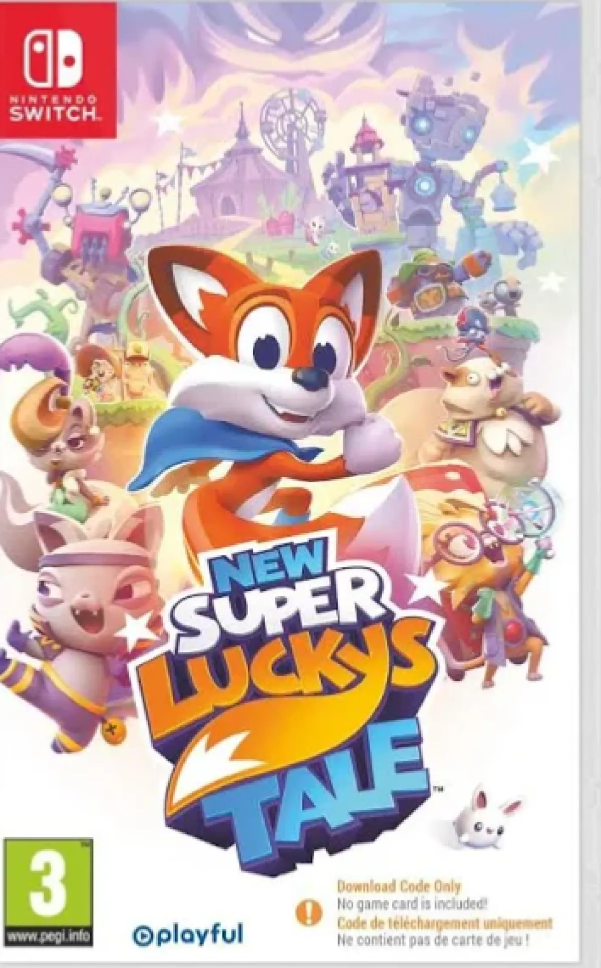 PQUBE New Super Lucky's Tale SWITCH (Code de téléchargement)