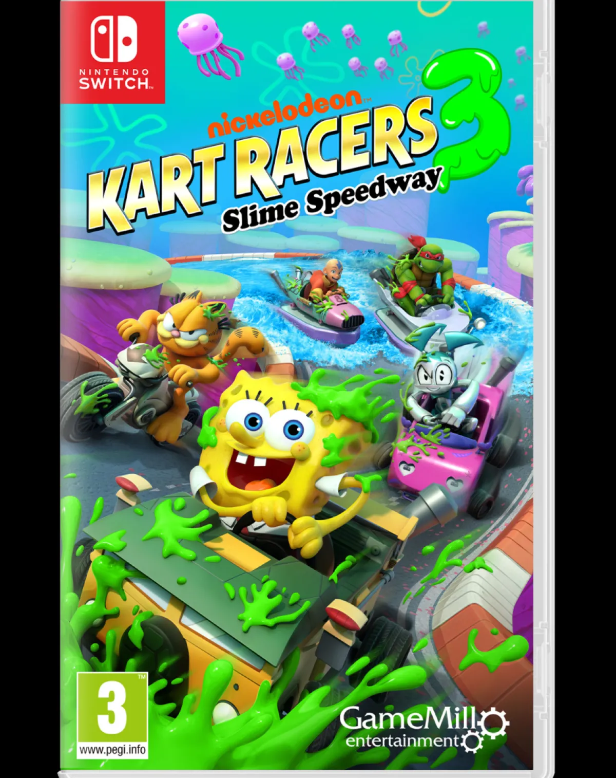 GAMEMILL Nickelodeon Kart Racers 3 Slime Speedway 3 Nintendo SWITCH