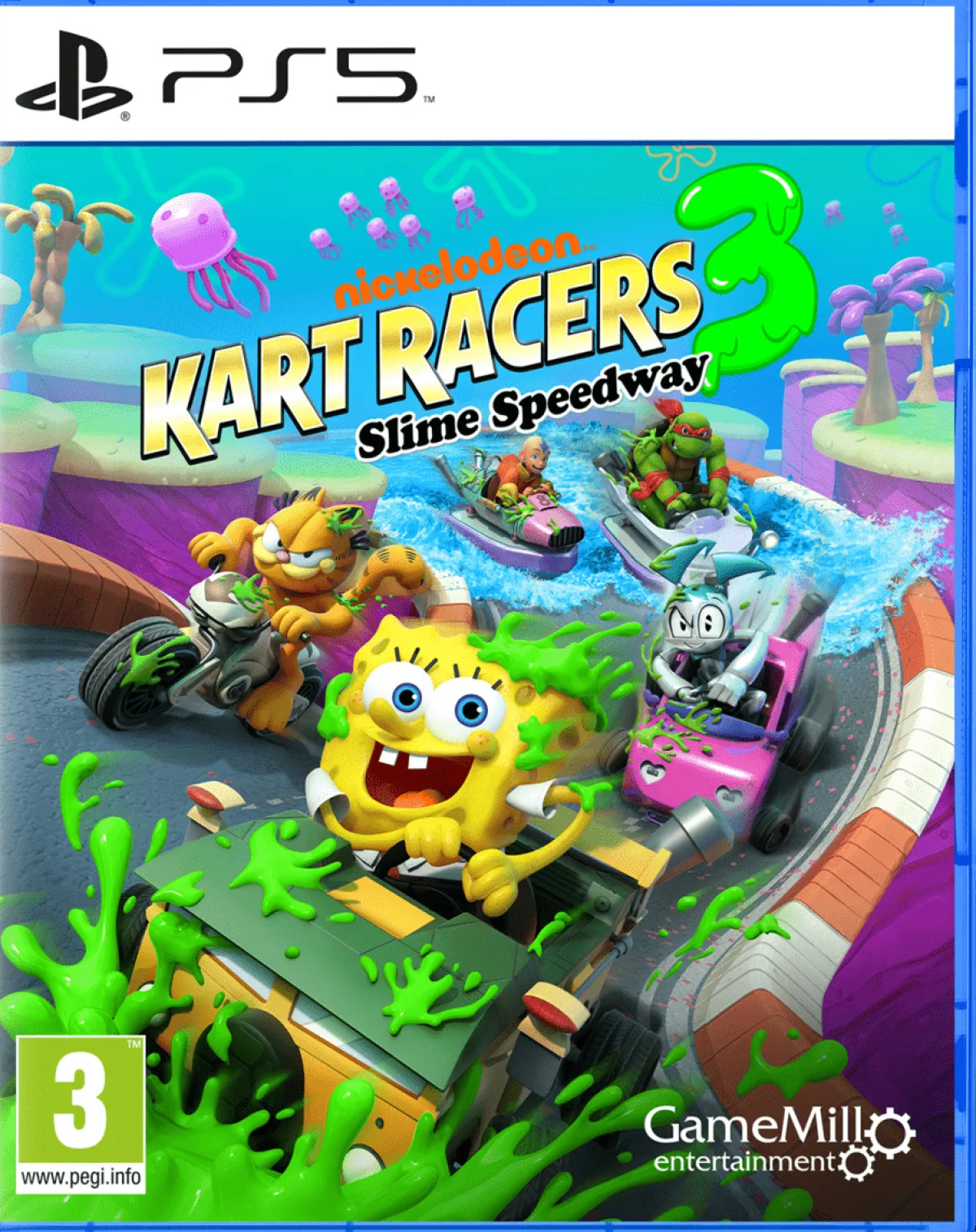 GAMEMILL Nickelodeon Kart Racers 3 Slime Speedway 3 PS5