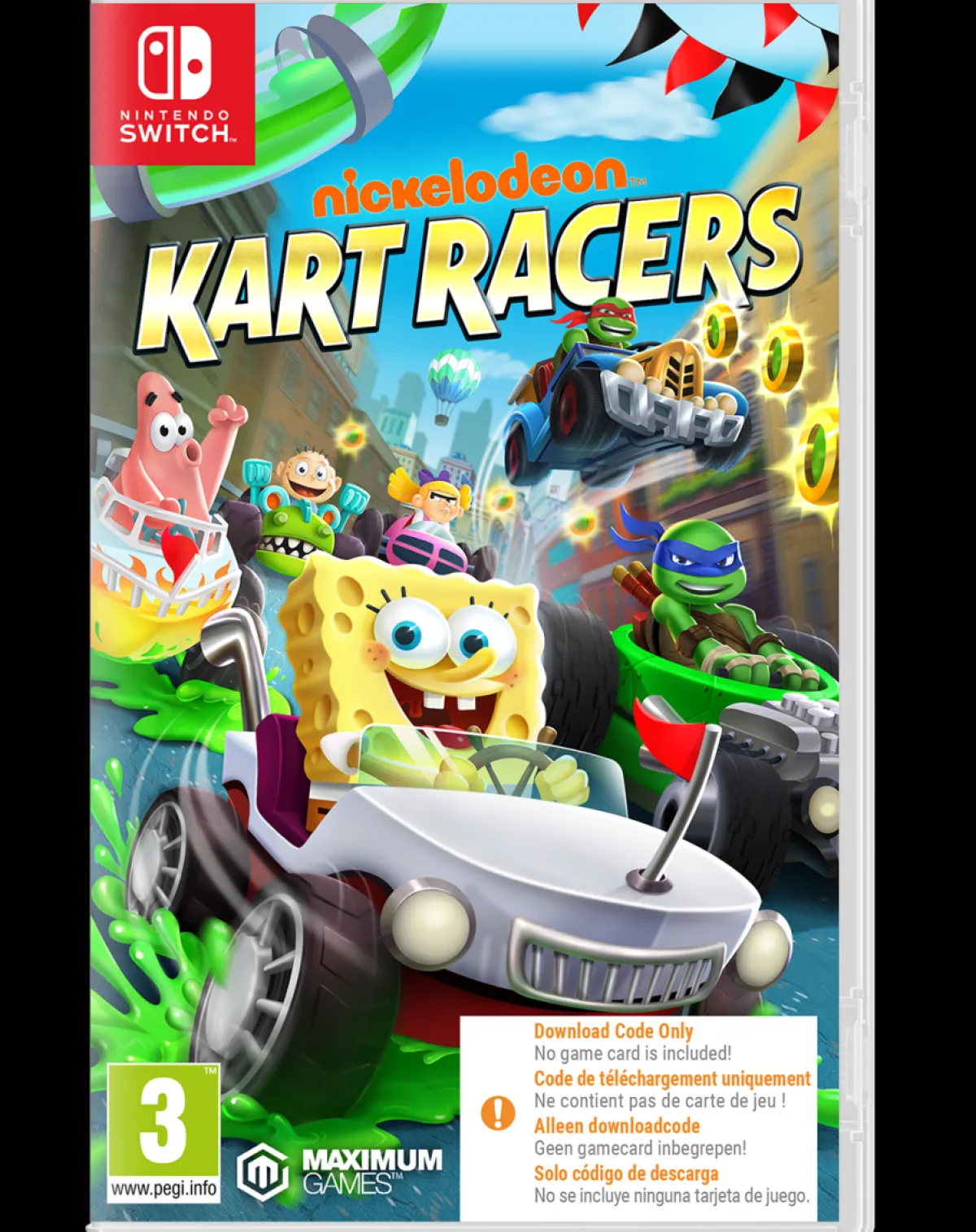 GAMEMILL Nickelodeon Kart Racers Nintendo SWITCH (Code de téléchargement)