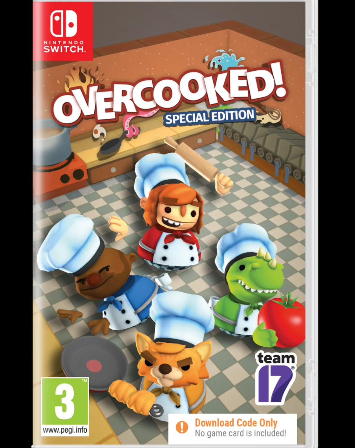 Team 17 Overcooked! Special Edition Nintendo SWITCH (Code de téléchargement)