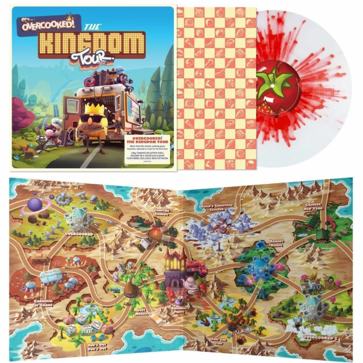 Demon Records Overcooked The Kingdom Tour Vinyle - 1LP