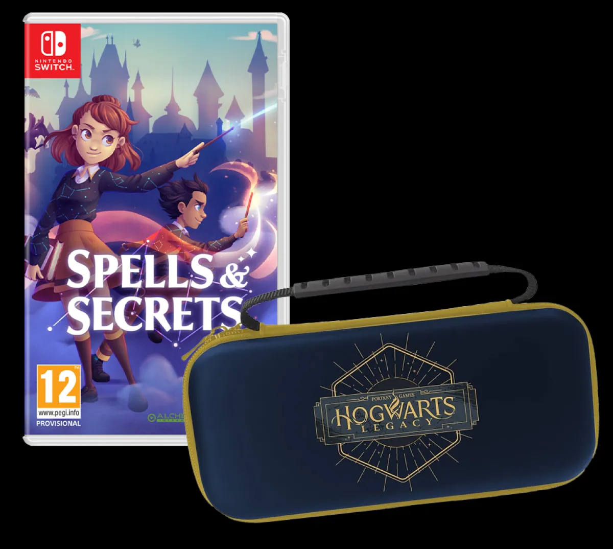 Shop Just for Games Pack Jeu Spells and Secrets + Housse Switch Hogwarts Legacy