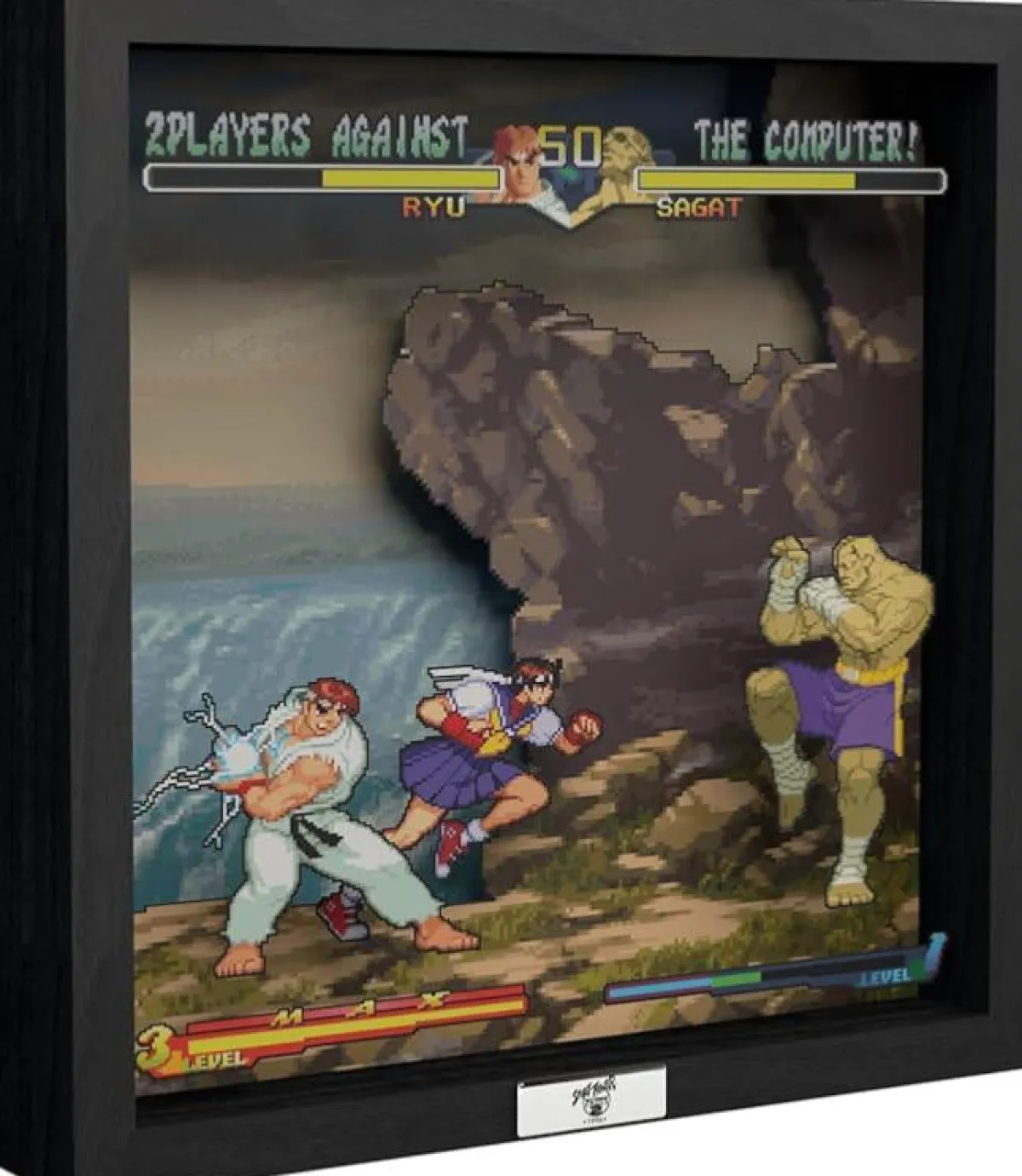 Level Up Labs Pixel Frames - Street Fighter Alpha 2 - 23x23 cm