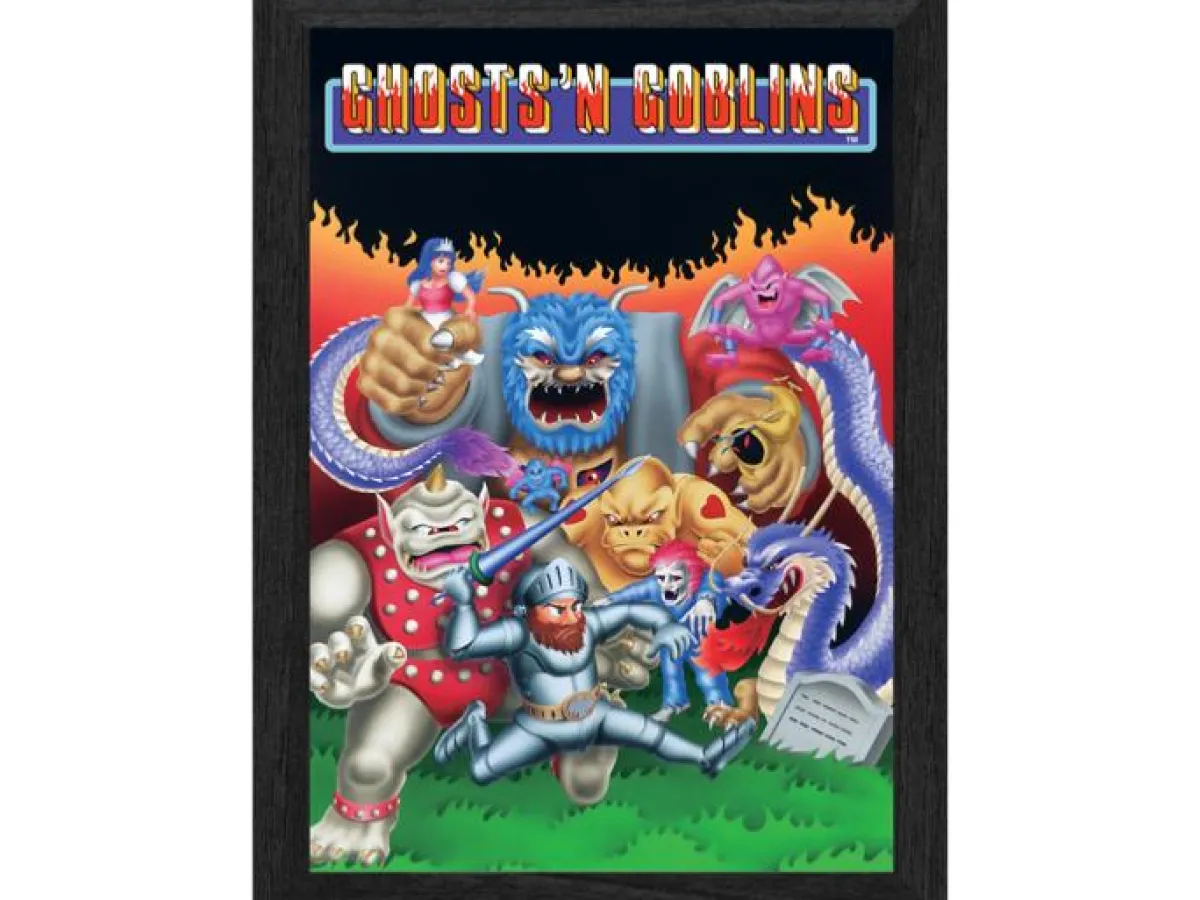 Level Up Labs Pixel Frames Plax Ghost 'N Goblins - Lenticular Frame