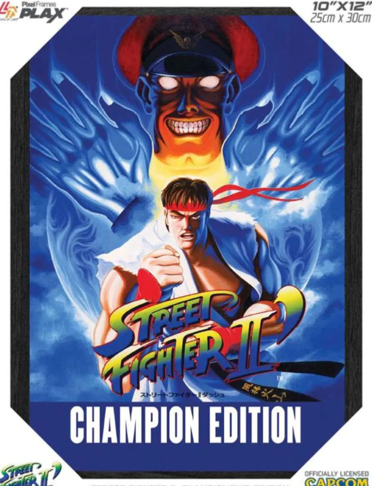 Level Up Labs Pixel Frames Plax Street Fighter 2' Champion Edition - Lenticular Frame