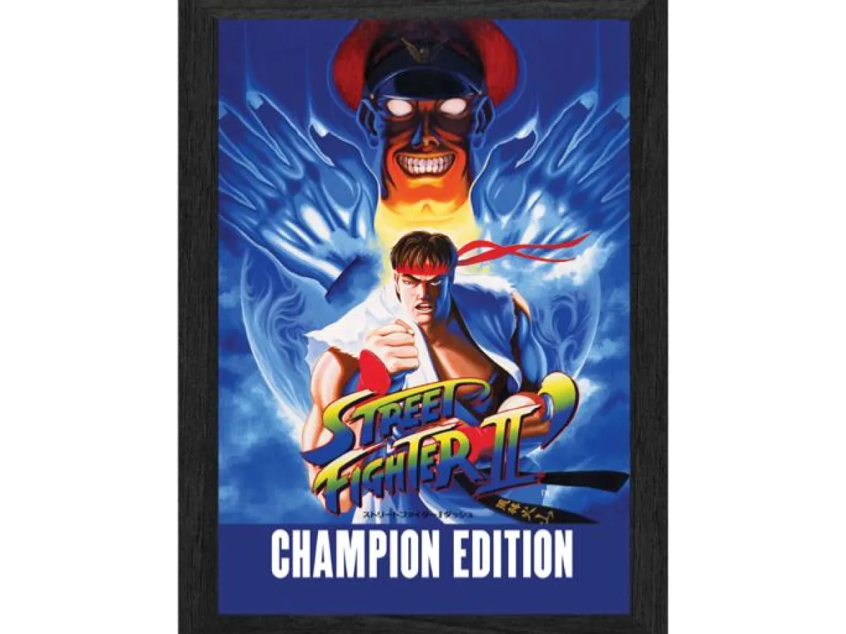 Level Up Labs Pixel Frames Plax Street Fighter 2' Champion Edition - Lenticular Frame