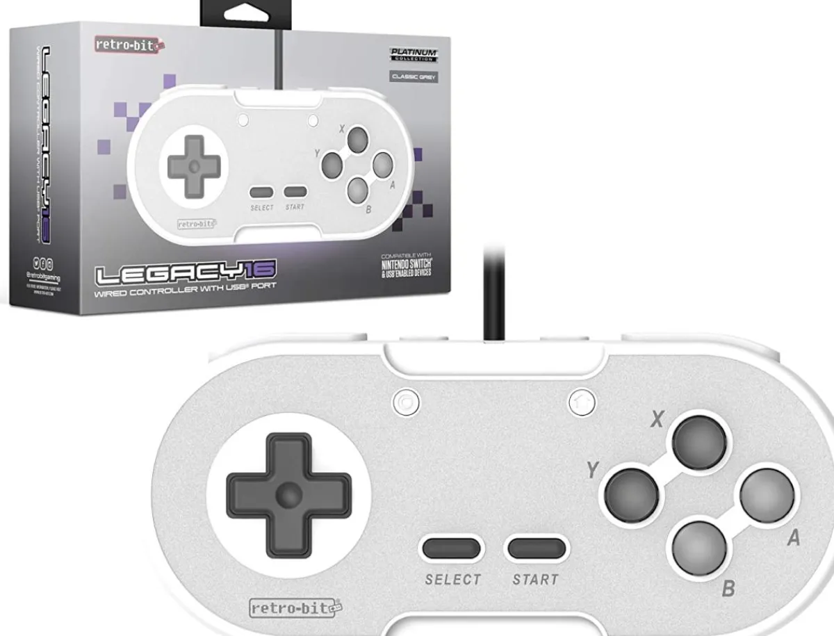 retro-bit Legacy 16 USB pad Grey