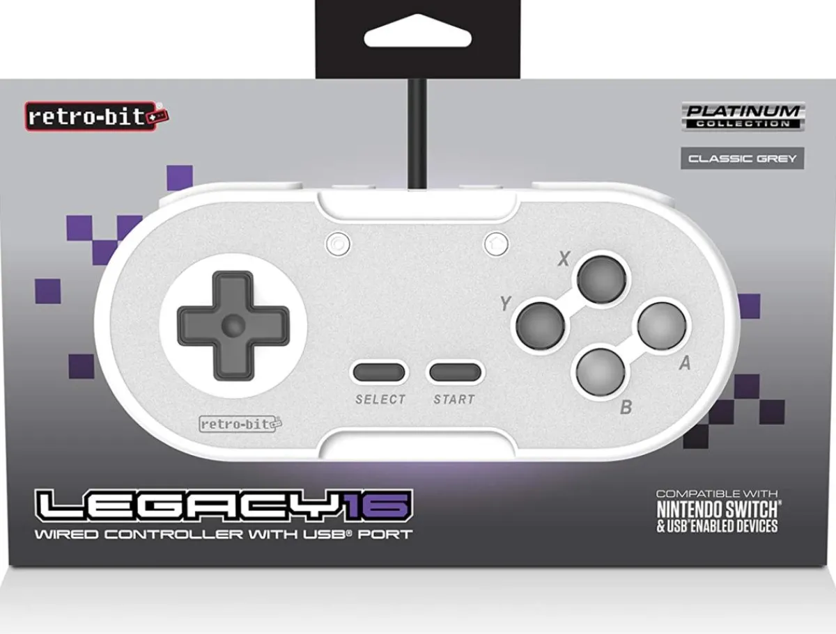 retro-bit Legacy 16 USB pad Grey