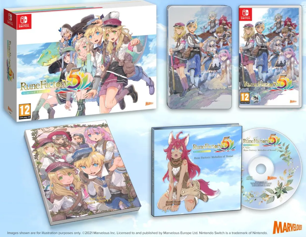 MARVELOUS Rune Factory 5 Limited Edition Nintendo SWITCH