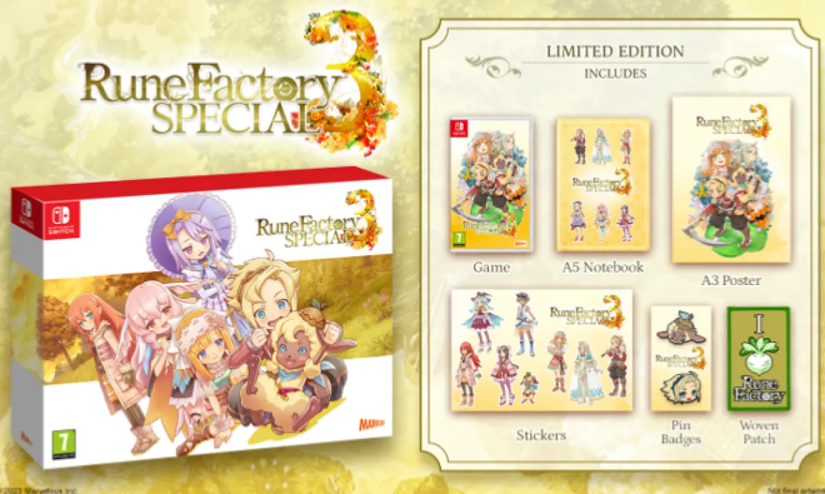 MARVELOUS Rune Factory 3 Special Limited Edition Nintendo SWITCH