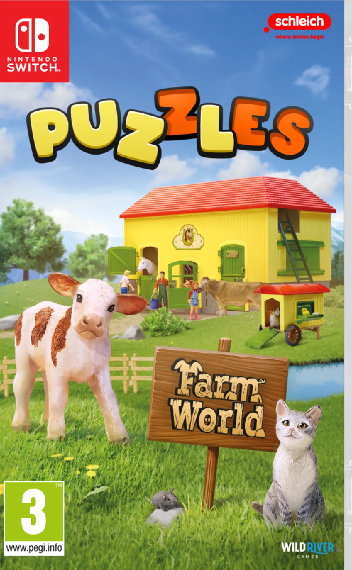 Wild River Schleich Puzzles FarmWorld Nintendo SWITCH