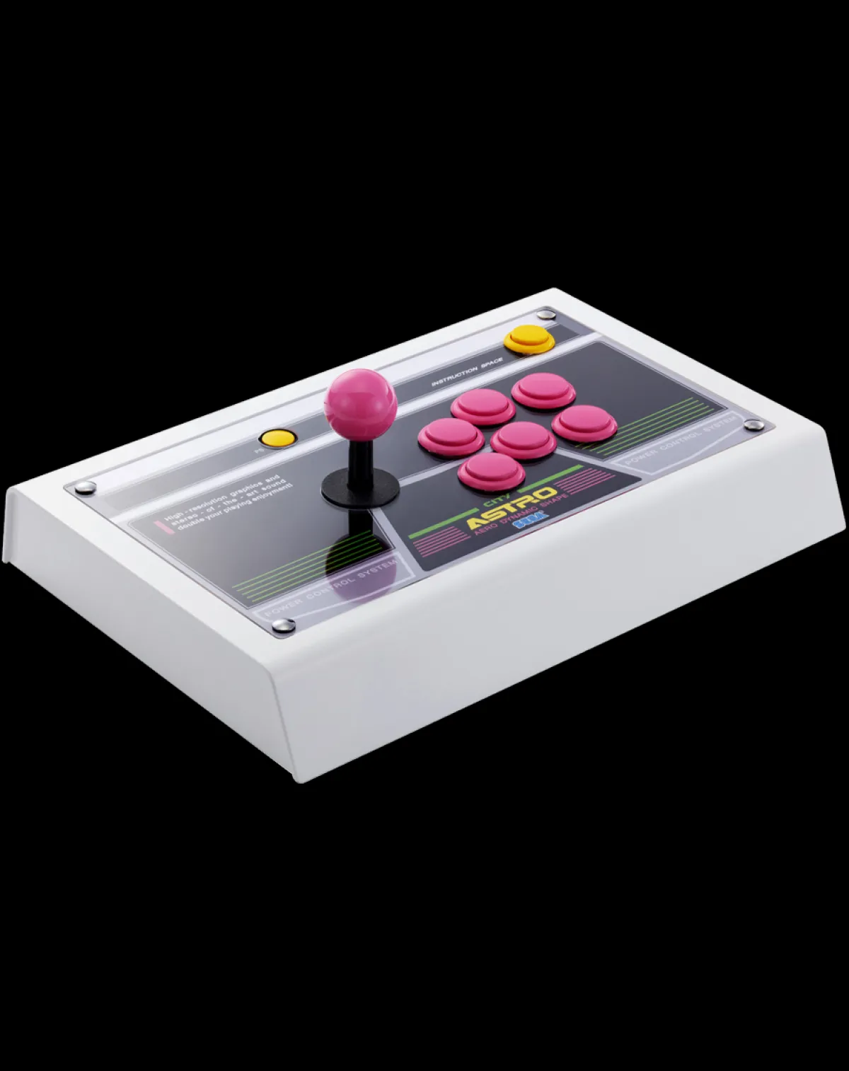 SEGA Astro City Arcade Stick - Boutons roses