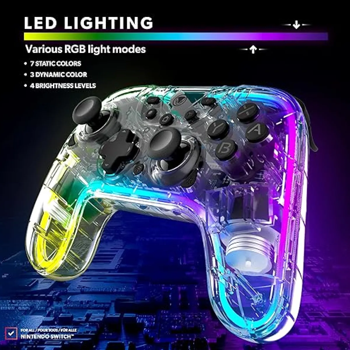 Snakebyte Game Pad S RGB - Nintendo Switch