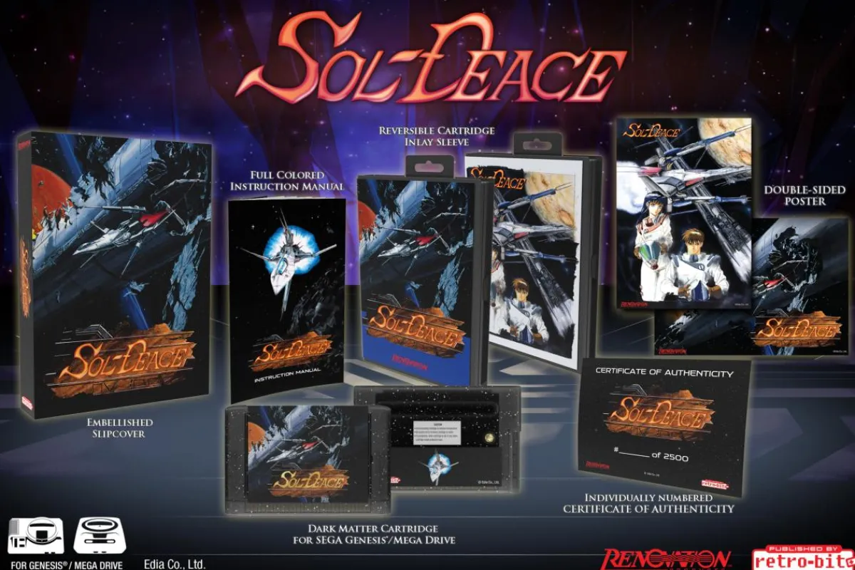 retro-bit SOL-DEACE: Collector's Edition - Cartouche MEGA DRIVE / GENESIS