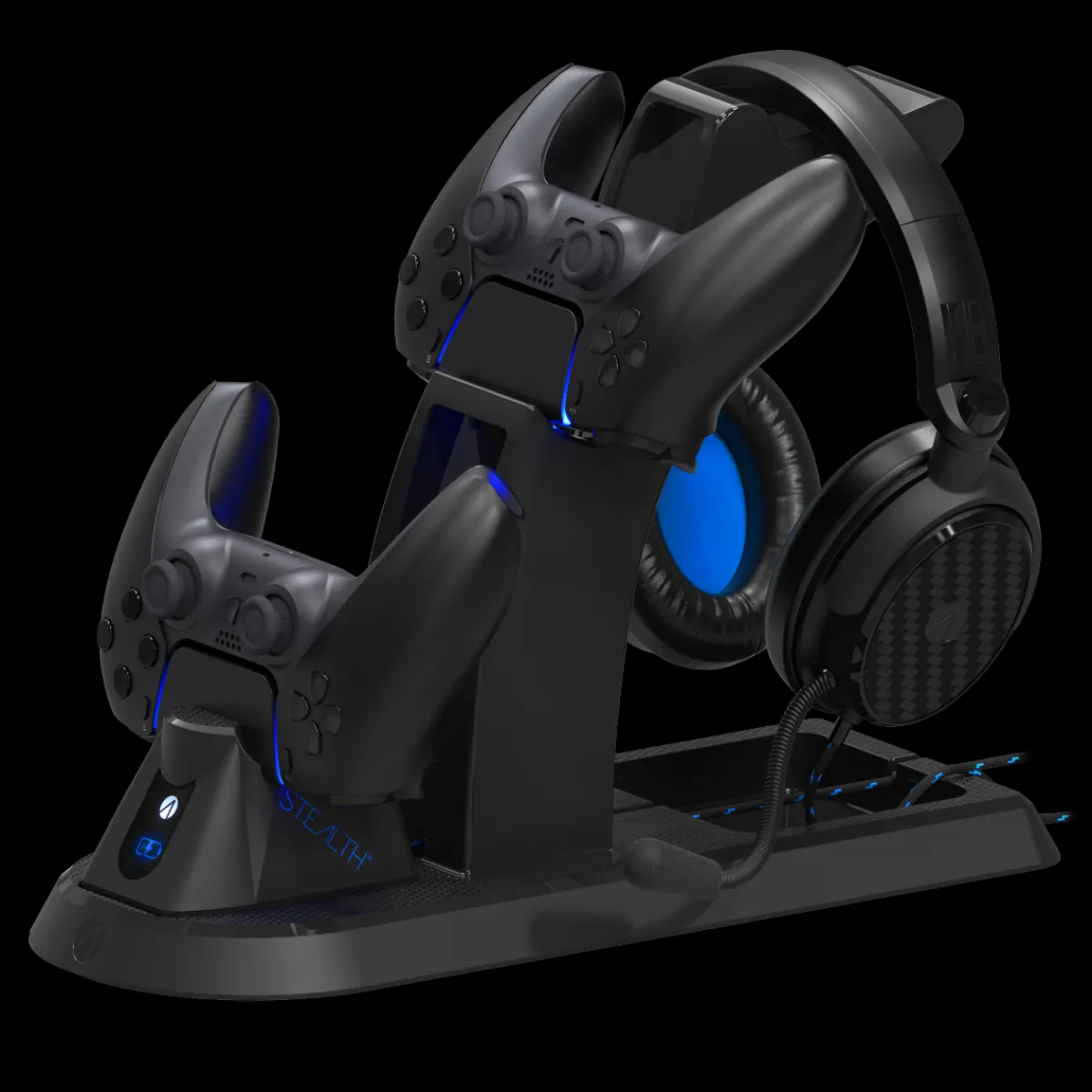 Stealth Station de charge PS5 et casque intégré -