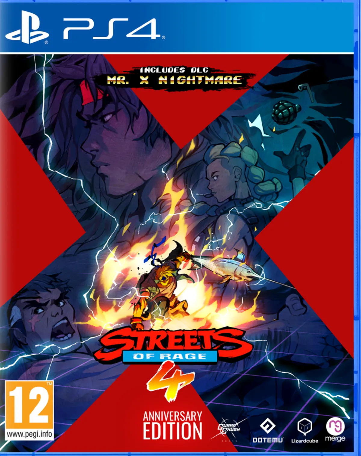 MERGE Streets of Rage 4 Anniversary Edition PS4