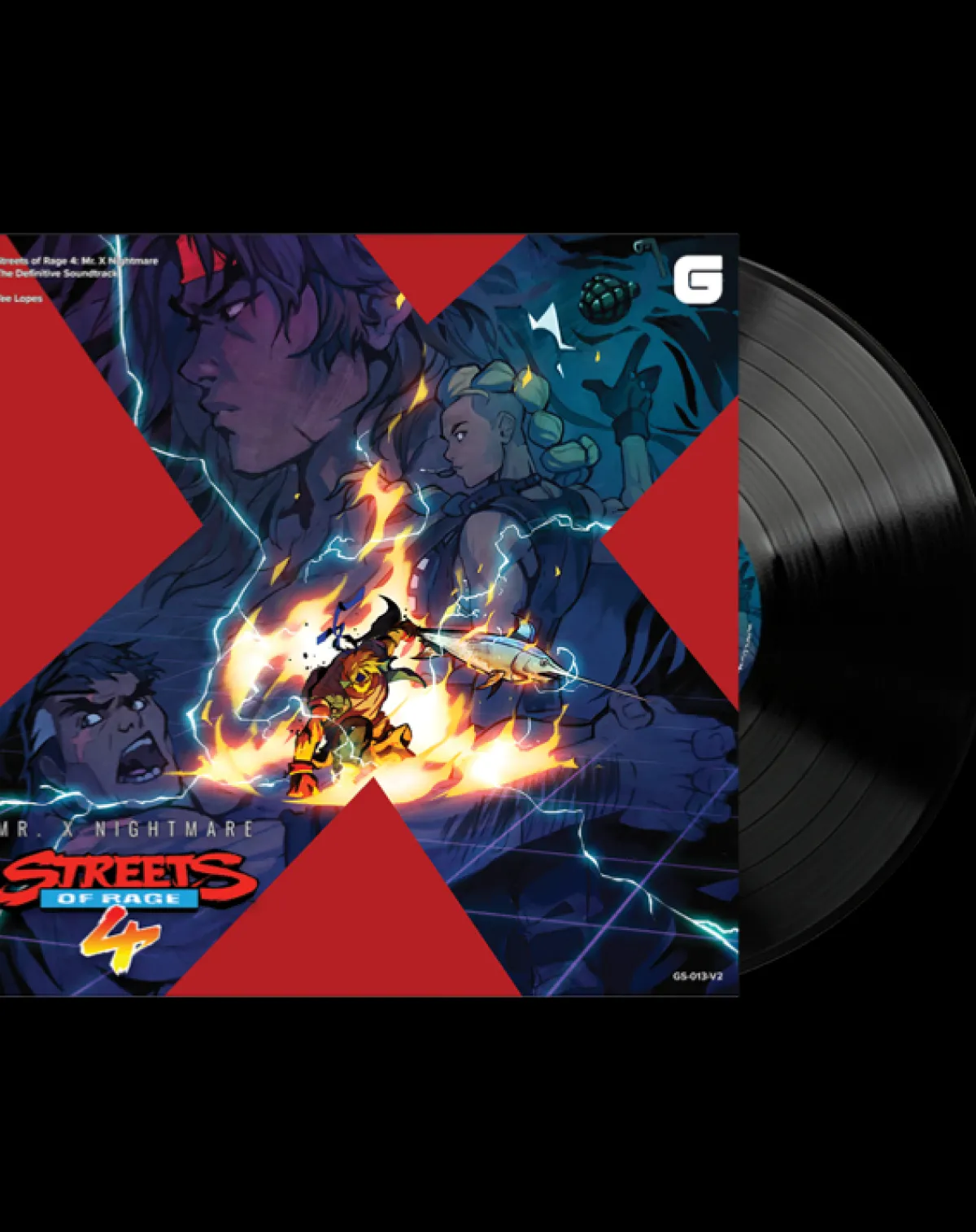 Brave Wave Streets of Rage 4: Mr X Nightmare OST Vinyle - 1LP